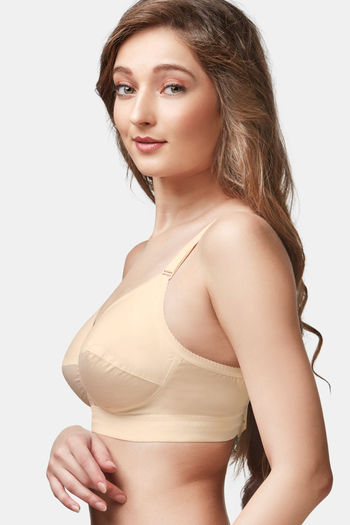 Buy Trylo Double Layered Non-Wired Full Coverage Blouse Bra - Skin at  Rs.350 online
