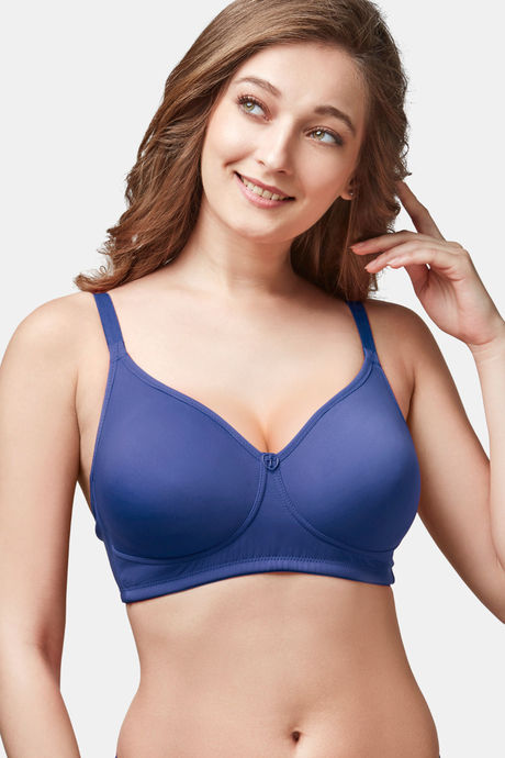 Buy Trylo Double Layered Non-Wired Full Coverage Blouse Bra - Skin at  Rs.525 online
