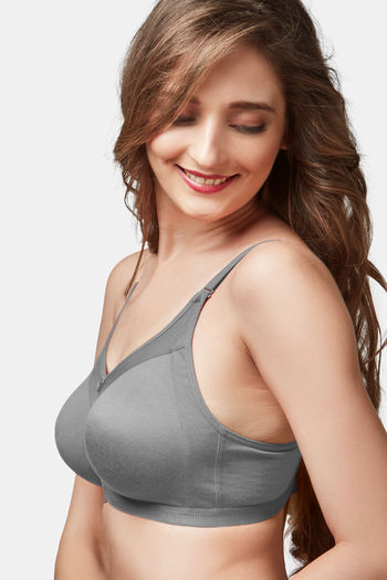 Buy Trylo Double Layered Non-Wired Full Coverage Sag Lift Bra - Red at  Rs.460 online