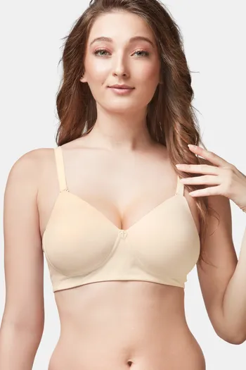 Buy Zivame Padded Wired 3/4th Coverage T-Shirt Bra - Barbados Cherry at  Rs.659 online