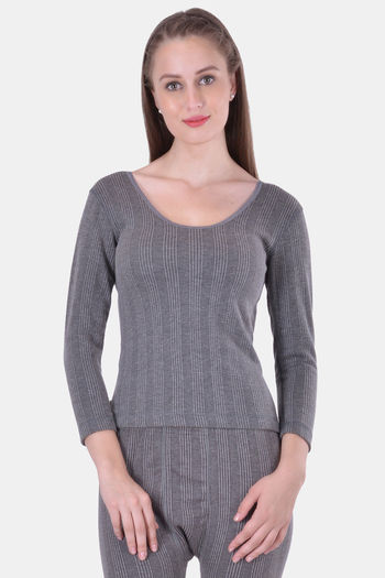 Buy Lux Inferno Woollen Sleep Top - Charcoal Melange