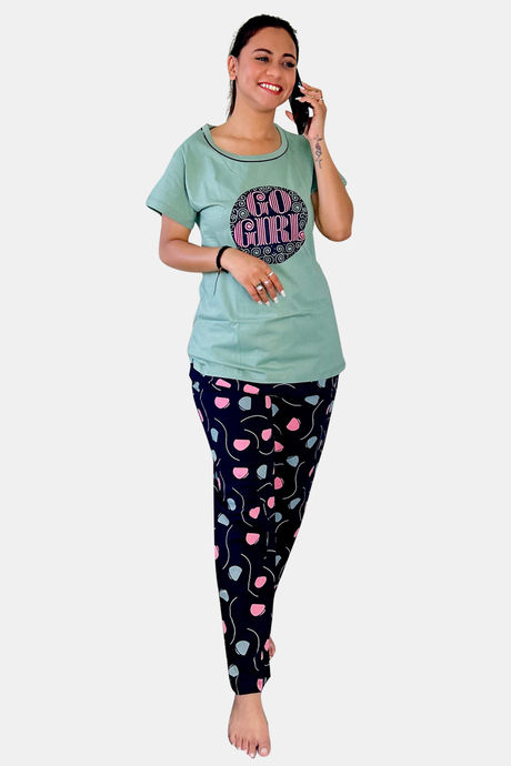 Sweetmoon Plus Size Loungewear - Green