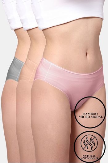 Buy online Hipster Premium Women Panty, Antibacterial, 3x Moisture Wicking  from lingerie for Women by Ashleyandalvis for ₹899 at 33% off