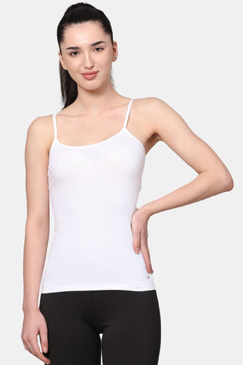 Buy AshleyandAlvis Cotton Camisole (Pack of 2) - Snowy White