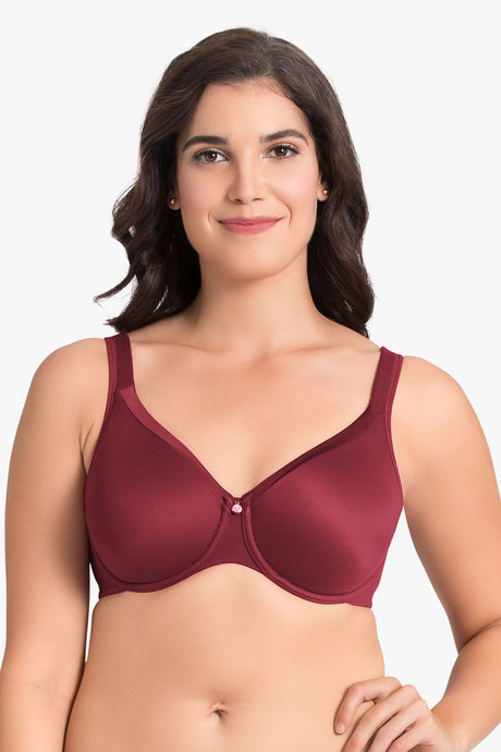 Buy Ultimo by Amante Double Layered Wired Full Coverage Super Support Bra -  Biking Red at Rs.678 online