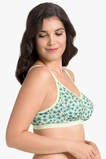 Buy Adira Single Layered Non Wired Full Coverage Bralette - White Grey at  Rs.998 online