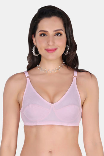 Buy Kallos Single Layered Non-Wired Full Coverage T-Shirt Bra - LT Pink at  Rs.599 online