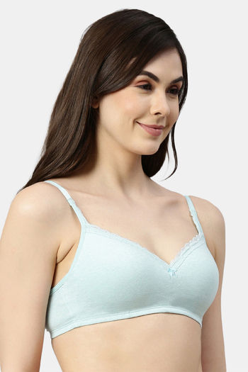 Buy Enamor Padded Non Wired 3/4Th Coverage T-Shirt Bra - Capri Melange at  Rs.849 online