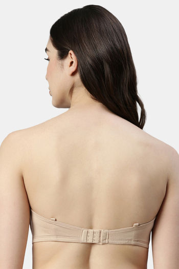 Buy Enamor Double Layered Non Wired 3/4Th Coverage Strapless Bra - Skin at  Rs.849 online