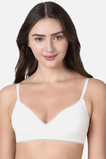 Buy Enamor Lightly Lined Non Wired Full Coverage T-Shirt Bra - Grapewine at  Rs.949 online