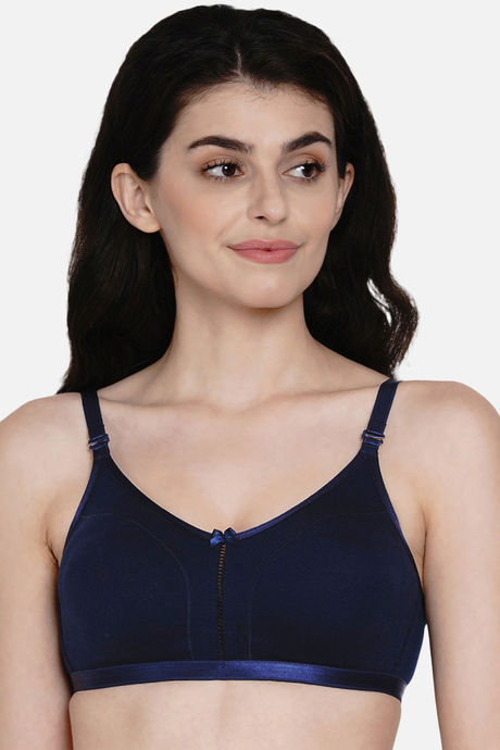 Enamor Single Layered Non Wired Full Coverage T-Shirt Bra - Eclipse