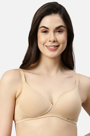 Buy online Maroon Color Nylon T-shirt Bra from lingerie for Women by Zivame  for ₹469 at 50% off