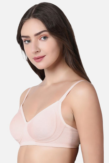 Buy Enamor Double Layered Non Wired 3/4Th Coverage T-Shirt Bra - Pearl at Rs.699  online