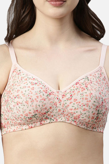 Buy Enamor Double Layered Non Wired 3/4Th Coverage T-Shirt Bra