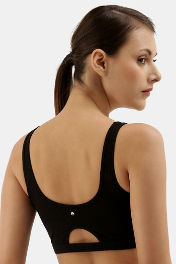 Buy ENAMOR Black Strapless T-Shirt Bra - Full Support Padded Wired