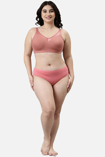Enamor AB75 Cotton, Spandex Full Coverage Seamless T-Shirt Bra (38B, Poppy  Red) in Delhi at best price by Bhawna Traders - Justdial
