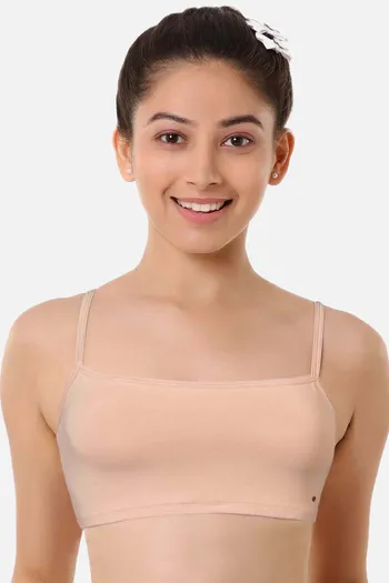 Buy Enamor Antimicrobial Teenager Full Coverage Non-Wired Non Padded  Beginners Bra (Pack of 2) - Anthramelange Skin at Rs.441 online