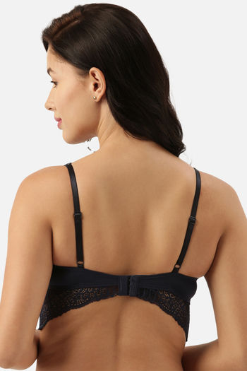 Enamor Sexy Lace Underwired Plunge Bra - Get Best Price from