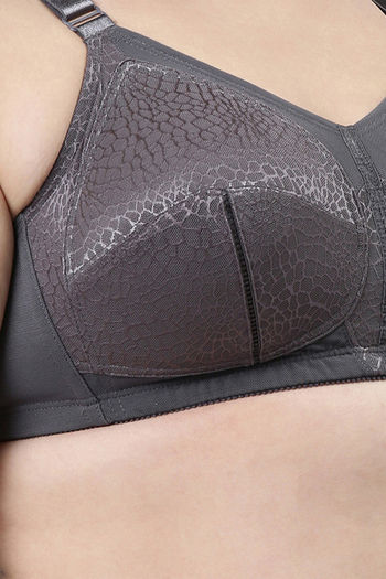 Net Grey Self Design Non-Wired Heavily Padded Push Up Bra at best price in  Gwalior