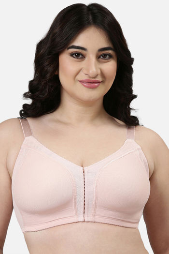 Buy Enamor Lightly Lined Non-Wired Full Coverage Super Support Bra - Pearl