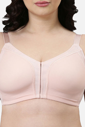 Buy Enamor Double Layered Non-Wired High Coverage Super Support Bra - Masai  at Rs.1149 online
