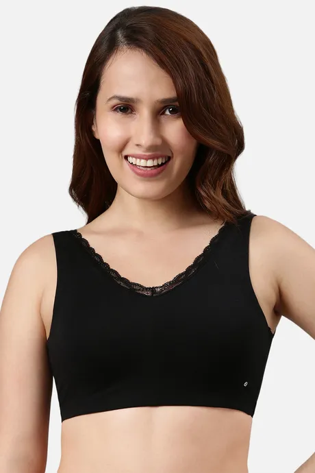 SEAMLESS COMFORT BRA TOP SHAPEWEAR NON-WIRED STRETCH BRALETTE
