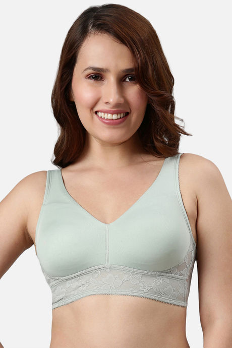 Buy Enamor Lightly Lined Non-Wired High Coverage T-Shirt Bra - White at  Rs.1049 online