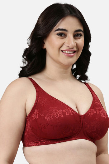 Buy Enamor Lightly Lined Non-Wired Full Coverage Minimiser Bra