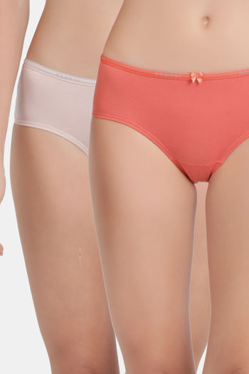 Buy Enamor Low Rise Three-Fourth Coverage Hipster Panty (Pack of 2) - Multi  Color at Rs.499 online