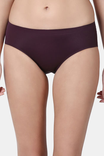 Enamor Low Rise Three-Fourth Coverage Hipster Panty - Grapewine