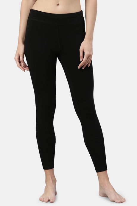 Buy Enamor Womens A603-antimicrobial & Sweat Wicking Active Balance Workout  Leggings-olive Night Online