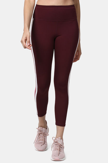 Buy Burgundy Track Pants for Women by Enamor Online