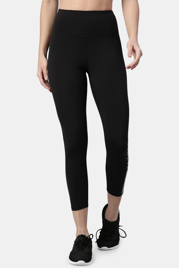 Buy Enamor Hugged High Rise Track Pant - Jet Black Strong Graphic at  Rs.1499 online