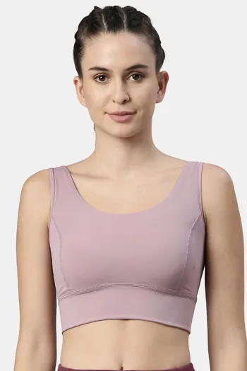 Enamor Women's Cotton Medium Impact Slip On Sports Bra – Online Shopping  site in India