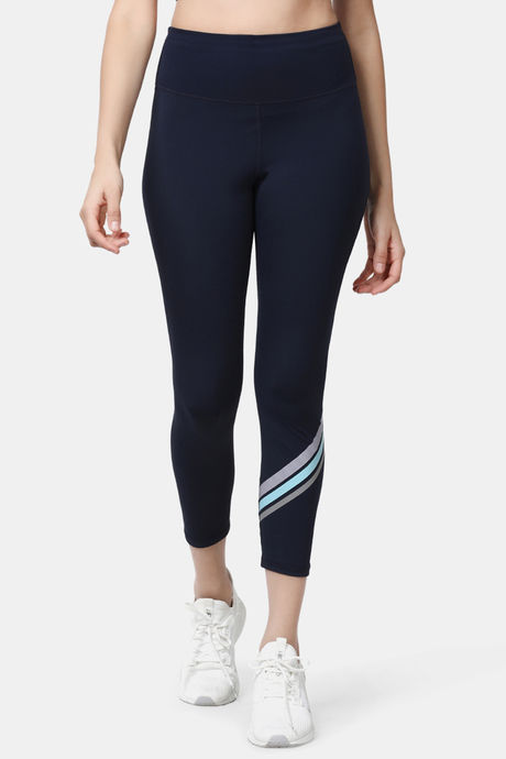 Buy Enamor Hugged Moisture Wicking High Rise Track Pant - Jet Black  Reflective Graphic at Rs.1549 online | Activewear online