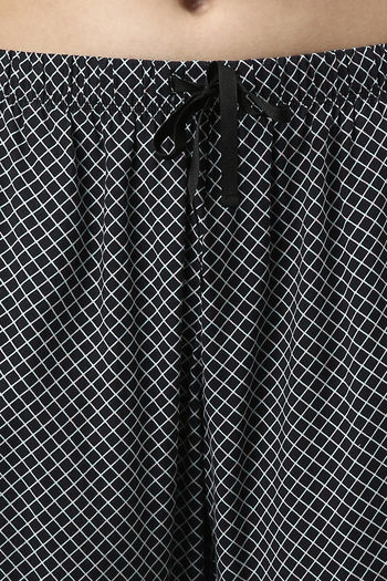 Buy Enamor Modal Loungewear Set - Black Geo Aop at Rs.2299 online