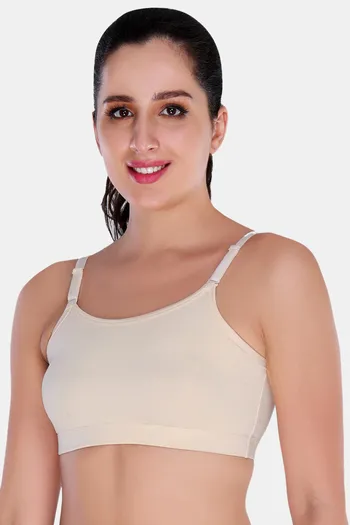 Buy Innocence Double Layered Non-Wired Full Coverage Blouse Bra - Beige at  Rs.609 online