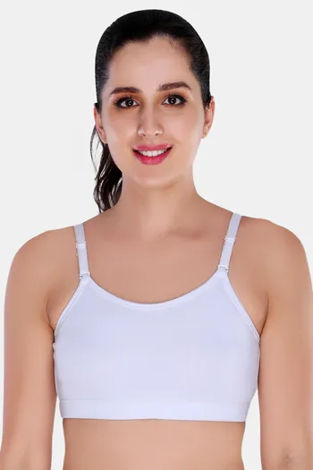 Buy Innocence Double Layered Non-Wired Full Coverage Blouse Bra - White at  Rs.609 online