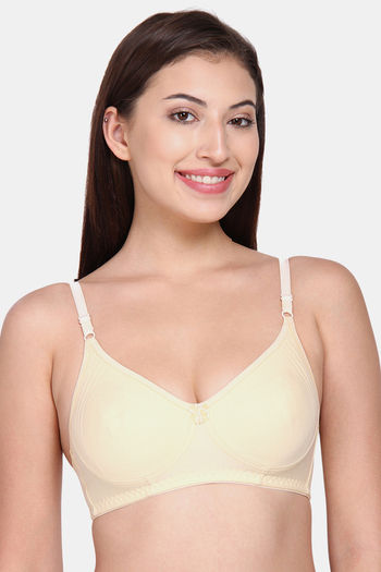 Buy Innocence Double Layered Non-Wired Full Coverage T-Shirt Bra - Beige at  Rs.300 online