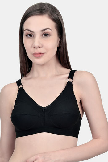 Buy Innocence Single Layered Non-Wired Full Coverage Minimiser Bra -  Turquoise at Rs.300 online