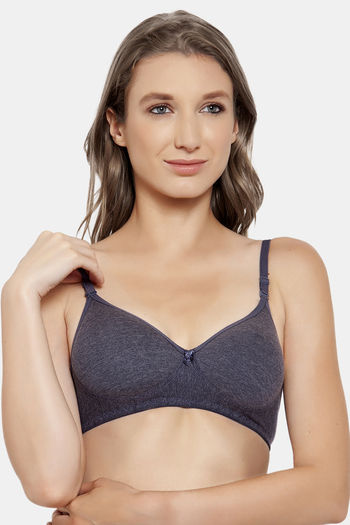 Buy Innocence Push-Up Non-Wired Full Coverage T-Shirt Bra - Black at Rs.322  online