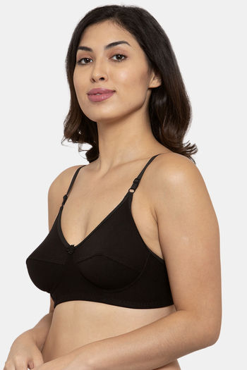 Buy Zivame At Home Double Layered Non Wired 3/4th Coverage Bra - Black at  Rs.745 online