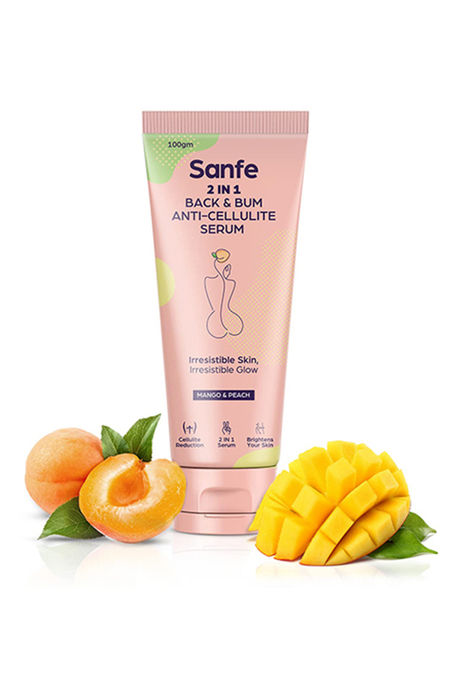 Buy Sanfe Back & Bum Detox Scrub (Dry) With Peach Extracts & Olive
