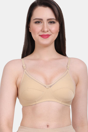 Buy Vanila Single Layered Non-Wired Full Coverage Sag Lift Bra - Skin at Rs.689  online