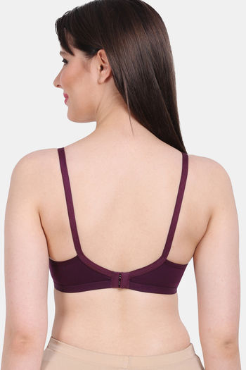 Buy Zivame Made To Layer Double Layered Non Wired Low Coverage Bralette - Black at Rs.895 online