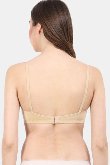 Buy Vanila Padded Non Wired Demi Coverage Sag Lift Bra - Skin at Rs.999  online