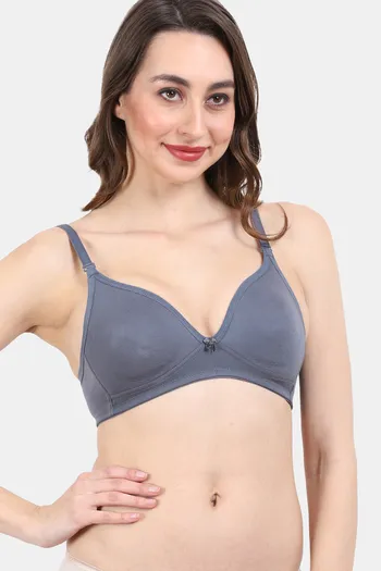 Buy Vanila Padded Non Wired Full Coverage T-Shirt Bra - Blue at Rs.769  online