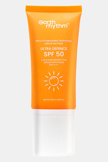 Buy Earth Rhythm Ultra Defence SPF 50 Hybrid Sun Fluid - 50 g at Rs.715 ...