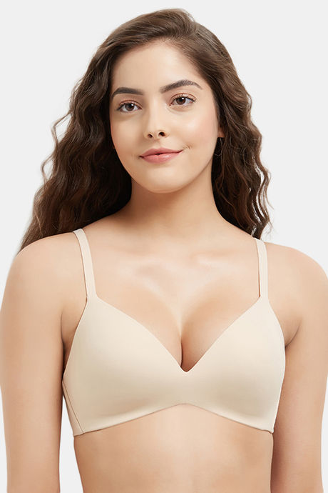 Buy Wacoal Single Layered Non-Wired Full Coverage Super Support Bra -  Naturally Nude at Rs.2999 online