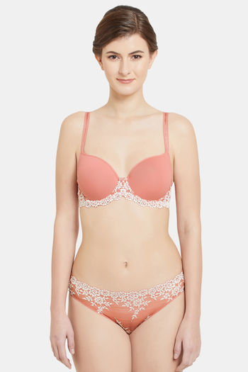 Wacoal Embrace Lace Classic Underwire Bra - Faded Rose/White Sand